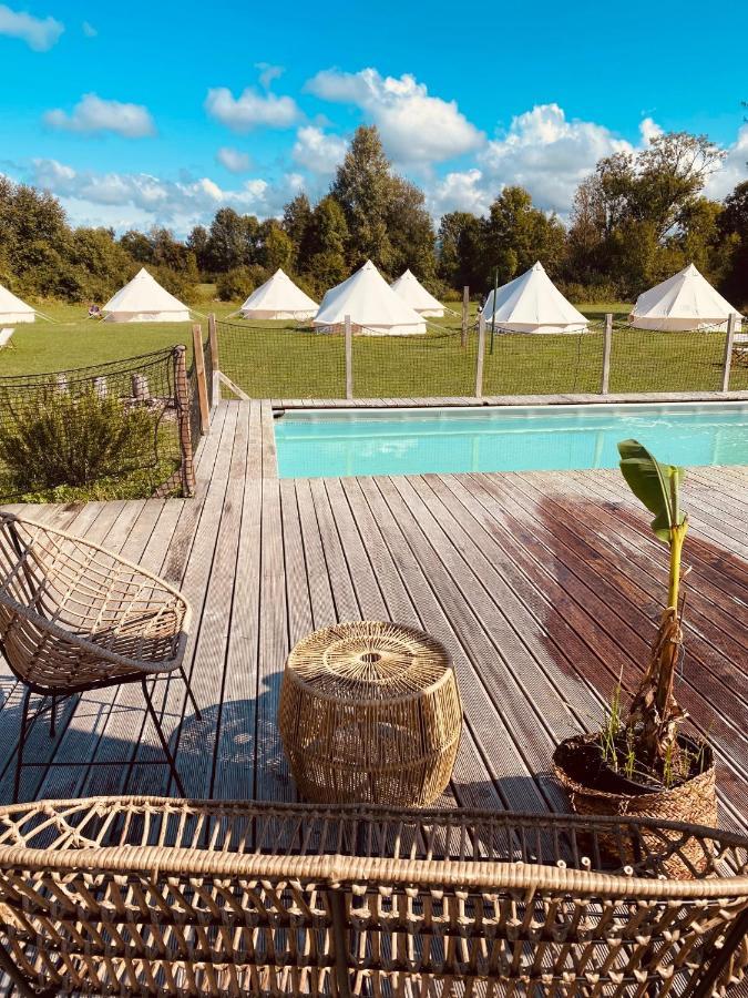 Greenvalleyglamping Sesce Pri Preboldu Exteriör bild